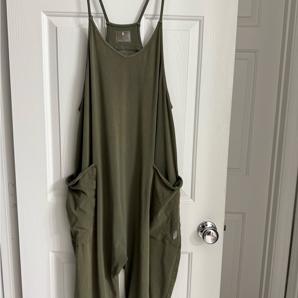 Free People Hot Shot Onesie, Sea grass